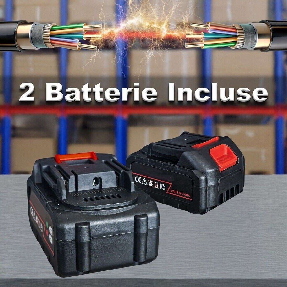 SOFFIATORE a DOPPIA BATTERIA 48 V per FOGLIE ASCIUGATRICE TURBO VENTOLA per AUTO