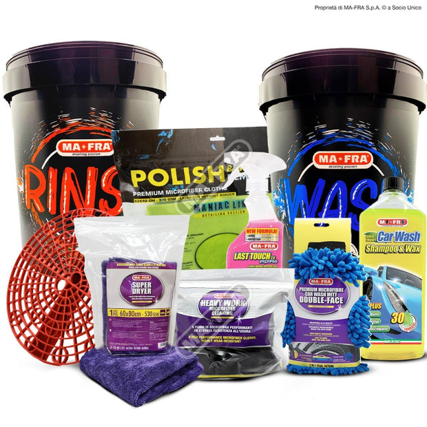 Kit completo lavaggio auto